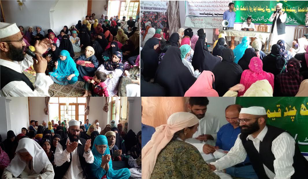 Zaffer hosts family members of martyrs, enforced disappeared people